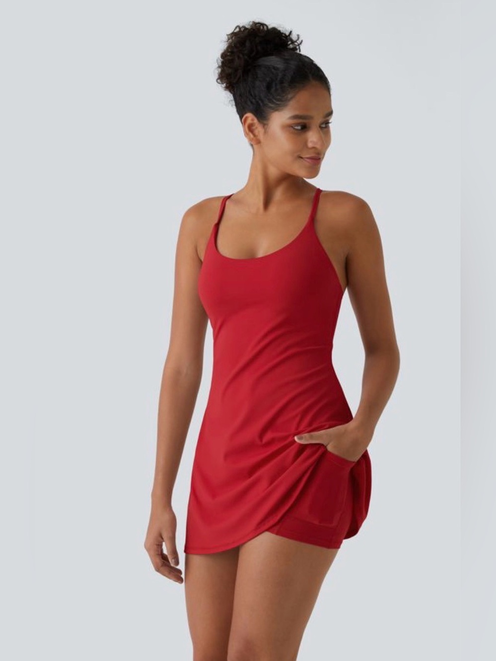 Halara Easy Peazy SoftlyZero™ Plush Active Dress